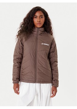 adidas Kurtka zimowa Terrex Multi JN0812 Brązowy Regular Fit ze sklepu MODIVO w kategorii Kurtki damskie - zdjęcie 186032493