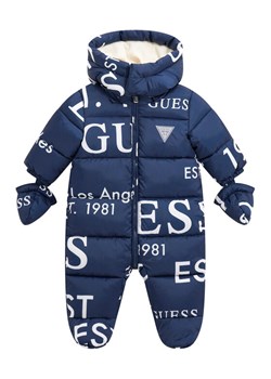 Guess Kombinezon zimowy H5BW00 WCFM0 Granatowy Regular Fit ze sklepu MODIVO w kategorii Kombinezony i kurtki - zdjęcie 186032504