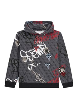 Guess Bluza L5BQ04 KAD74 Szary Regular Fit ze sklepu MODIVO w kategorii Bluzy chłopięce - zdjęcie 186032581