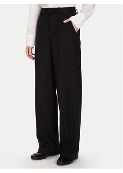 Tommy Hilfiger Spodnie materiałowe Timeless WW0WW48362 Czarny Straight Fit ze sklepu MODIVO w kategorii Spodnie damskie - zdjęcie 186032651