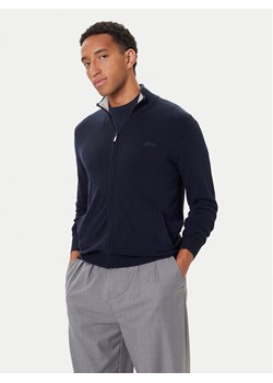 Guess Kardigan M5YR28 Z0122 Granatowy Slim Fit ze sklepu MODIVO w kategorii Swetry męskie - zdjęcie 186032670