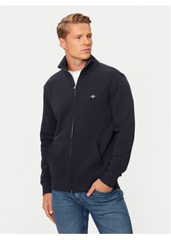 Gant Bluza Shield 2008006 Granatowy Regular Fit ze sklepu MODIVO w kategorii Bluzy męskie - zdjęcie 186032743