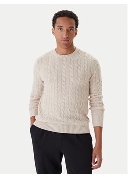 Robe di Kappa Sweter 63111DW Beżowy Regular Fit ze sklepu MODIVO w kategorii Swetry męskie - zdjęcie 186032823