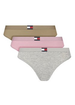 Tommy Hilfiger Komplet 3 par fig klasycznych UW0UW06141 Kolorowy ze sklepu MODIVO w kategorii Majtki damskie - zdjęcie 186032892