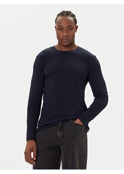 Mustang Longsleeve Arlington 1016875 Granatowy Slim Fit ze sklepu MODIVO w kategorii T-shirty męskie - zdjęcie 186032943