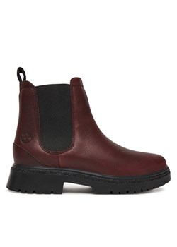 Timberland Sztyblety Cambria Valley TB0A42BXEIW1 Bordowy ze sklepu MODIVO w kategorii Botki - zdjęcie 186033011