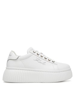 KARL LAGERFELD Sneakersy KL42318E Biały ze sklepu MODIVO w kategorii Buty sportowe damskie - zdjęcie 186033123