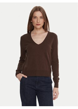 United Colors Of Benetton Sweter 1002D401Y Brązowy Regular Fit ze sklepu MODIVO w kategorii Swetry damskie - zdjęcie 186033180