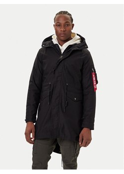 Alpha Industries Parka Studio M-51 Fishtail 258112 Czarny Regular Fit ze sklepu MODIVO w kategorii Parki męskie - zdjęcie 186033221