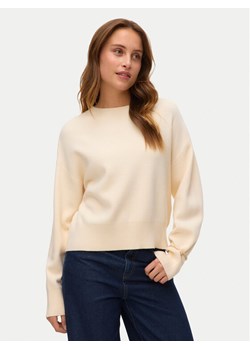 Vero Moda Sweter Gold Art 10332206 Beżowy Regular Fit ze sklepu MODIVO w kategorii Swetry damskie - zdjęcie 186033261