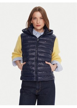 Tommy Hilfiger Bezrękawnik WW0WW47352 Granatowy Slim Fit ze sklepu MODIVO w kategorii Kamizelki damskie - zdjęcie 186033303