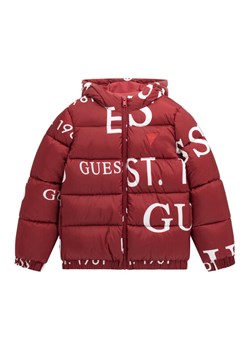 Guess Kurtka zimowa H5BJ00 WCFM0 Granatowy Regular Fit ze sklepu MODIVO w kategorii Kurtki chłopięce - zdjęcie 186033354