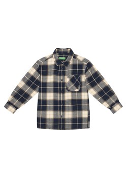 United Colors Of Benetton Koszula 5LQHCQ04B Granatowy Oversize ze sklepu MODIVO w kategorii Koszule chłopięce - zdjęcie 186033411