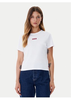 Levi's® T-Shirt Rickie 001Z9-0007 Biały Slim Fit ze sklepu MODIVO w kategorii Bluzki damskie - zdjęcie 186033414