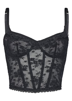 Hunkemöller Biustonosz z fiszbiną Darcy 302364 Czarny ze sklepu MODIVO w kategorii Biustonosze - zdjęcie 186033454