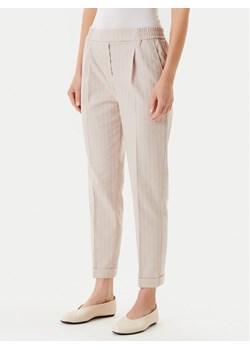 United Colors Of Benetton Chinosy 49KBDF090 Beżowy Slim Fit ze sklepu MODIVO w kategorii Spodnie damskie - zdjęcie 186033472