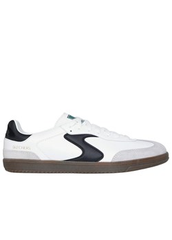 Buty męskie Skechers Hotshot Pyke 254150WBK - białe ze sklepu streetstyle24.pl w kategorii Trampki męskie - zdjęcie 186056630