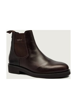 Gant Skórzane sztyblety Prepdale ze sklepu Gomez Fashion Store w kategorii Buty zimowe męskie - zdjęcie 186058281