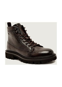BOSS BLACK Skórzane buty wysokie Julyo_Halb_grhk ze sklepu Gomez Fashion Store w kategorii Buty zimowe męskie - zdjęcie 186058323