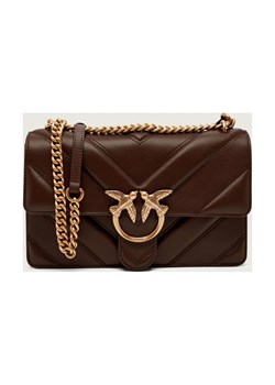 Pinko Skórzana torebka na ramię LOVE ONE CLASSIC LIGHT ze sklepu Gomez Fashion Store w kategorii Listonoszki - zdjęcie 186058333