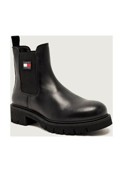 Tommy Jeans Skórzane sztyblety ze sklepu Gomez Fashion Store w kategorii Botki - zdjęcie 186058374