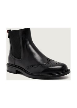 HUGO Skórzane sztyblety Lysander_cheb_pllt ze sklepu Gomez Fashion Store w kategorii Buty zimowe męskie - zdjęcie 186058394