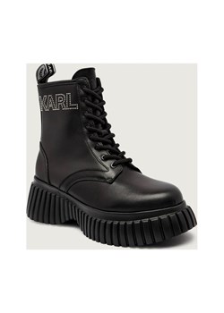 Karl Lagerfeld Skórzane botki KREEPER WEDGE ze sklepu Gomez Fashion Store w kategorii Workery damskie - zdjęcie 186058460