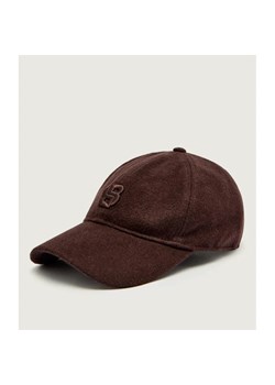 BOSS BLACK Wełniana bejsbolówka Ari-WO-PT | z dodatkiem jedwabiu ze sklepu Gomez Fashion Store w kategorii Czapki z daszkiem damskie - zdjęcie 186058752