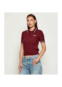 GUESS ACTIVE Polo SABINA | Slim Fit | z dodatkiem wełny ze sklepu Gomez Fashion Store w kategorii Swetry damskie - zdjęcie 186059102
