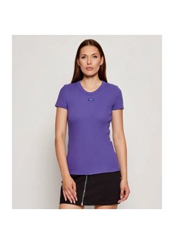 Hugo Blue T-shirt Easy | Slim Fit ze sklepu Gomez Fashion Store w kategorii Bluzki damskie - zdjęcie 186059164