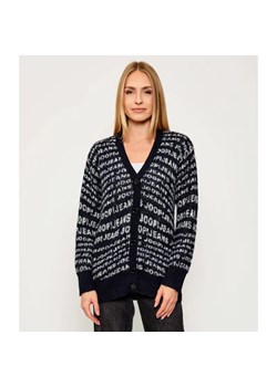 Joop! Jeans Kardigan Kamala | Loose fit | z dodatkiem wełny ze sklepu Gomez Fashion Store w kategorii Swetry damskie - zdjęcie 186059180