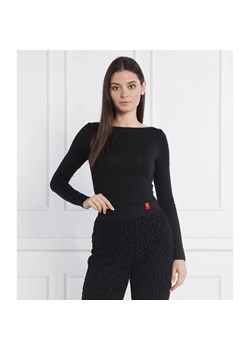 Hugo Bodywear Bluzka | Slim Fit ze sklepu Gomez Fashion Store w kategorii Bluzki damskie - zdjęcie 186059294