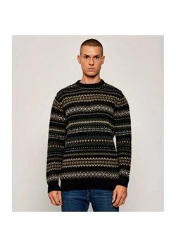 Barbour Wełniany sweter Isle Crew | Regular Fit ze sklepu Gomez Fashion Store w kategorii Swetry męskie - zdjęcie 186059302