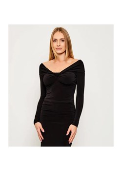 Patrizia Pepe Bluzka | Slim Fit - id: PK255W000046049 - marki Patrizia Pepe - 186059330 Patrizia Pepe Bluzka | Slim Fit ze sklepu Gomez Fashion Store w kategorii Bluzki damskie - zdjęcie 186059330