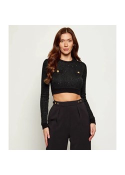 Elisabetta Franchi Sweter | Cropped Fit | z dodatkiem wełny ze sklepu Gomez Fashion Store w kategorii Swetry damskie - zdjęcie 186059400