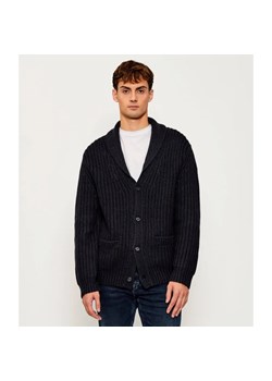 BOSS BLACK Wełniany kardigan Horace | BOSS X DAWID BECKHAM | Loose fit | z dodatkiem kaszmiru ze sklepu Gomez Fashion Store w kategorii Swetry męskie - zdjęcie 186059481