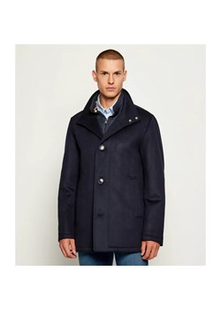 BOSS BLACK Wełniany płaszcz H-Coxtan-234 | z dodatkiem kaszmiru ze sklepu Gomez Fashion Store w kategorii Płaszcze męskie - zdjęcie 186067823