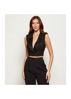 Elisabetta Franchi Kamizelka | Slim Fit | z dodatkiem wełny ze sklepu Gomez Fashion Store w kategorii Kamizelki damskie - zdjęcie 186067854