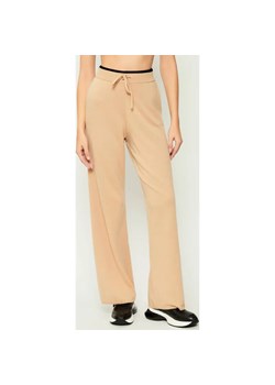 Pinko Wełniane spodnie dzianinowe VERAGUAS | Straight fit | z dodatkiem kaszmiru - id: PI254W000118544 - marki Pinko - 186067981 Pinko Wełniane spodnie dzianinowe VERAGUAS | Straight fit | z dodatkiem kaszmiru ze sklepu Gomez Fashion Store w kategorii Spodnie damskie - zdjęcie 186067981
