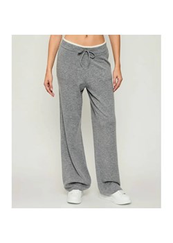 Pinko Wełniane spodnie dzianinowe VERAGUAS | Relaxed fit | z dodatkiem kaszmiru ze sklepu Gomez Fashion Store w kategorii Spodnie damskie - zdjęcie 186067982