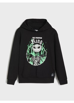 Sinsay - Bluza hoodie Nightmare Before Christmas - szary - id: 016GA-90X - marki Sinsay - 186081720 Sinsay - Bluza hoodie Nightmare Before Christmas - szary ze sklepu Sinsay w kategorii Bluzy chłopięce - zdjęcie 186081720