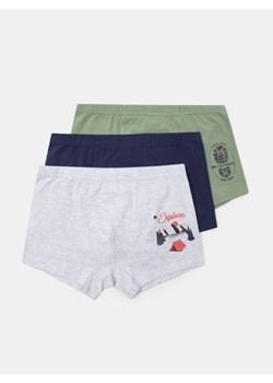 Sinsay - Bawełniane bokserki z nadrukiem 3 pack - wielobarwny ze sklepu Sinsay w kategorii Majtki dziecięce - zdjęcie 186081731