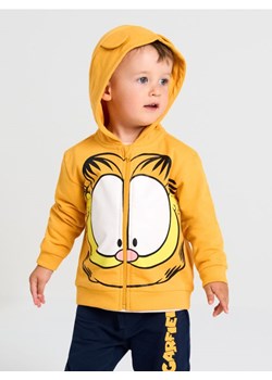 Sinsay - Bawełniana bluza z nadrukiem Garfield - pomarańczowy ze sklepu Sinsay w kategorii Bluzy i swetry - zdjęcie 186081781