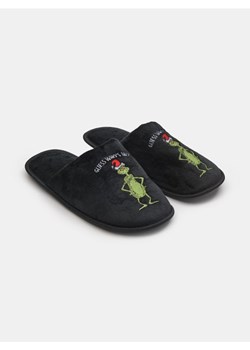 Sinsay - Kapcie Grinch - czarny ze sklepu Sinsay w kategorii Kapcie męskie - zdjęcie 186081821