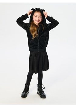 Sinsay - Bluza z elementami 3D na zamek - czarny ze sklepu Sinsay w kategorii Bluzy dziewczęce - zdjęcie 186081850