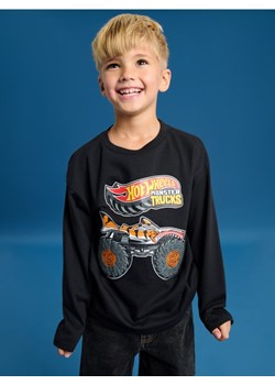 Sinsay - Koszulka z długimi rękawami Hot Wheels - czarny - id: 066FC-99X - marki Sinsay - 186081852 Sinsay - Koszulka z długimi rękawami Hot Wheels - czarny ze sklepu Sinsay w kategorii T-shirty chłopięce - zdjęcie 186081852