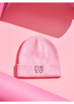 Sinsay - Czapka beanie - różowy - id: 096FU-03X - marki Sinsay - 186081942 Sinsay - Czapka beanie - różowy ze sklepu Sinsay w kategorii Czapki dziecięce - zdjęcie 186081942