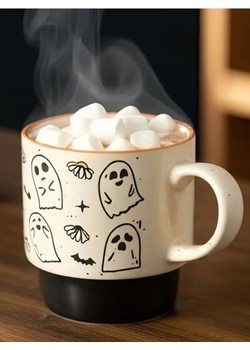 Sinsay - Kubek z motywem halloweenowym - kremowy ze sklepu Sinsay w kategorii Kubki - zdjęcie 186082183
