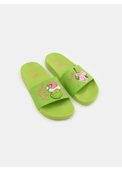 Sinsay - Klapki Grinch - zielony ze sklepu Sinsay w kategorii Klapki damskie - zdjęcie 186082210