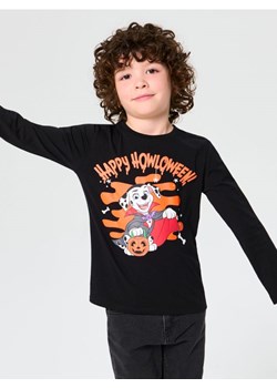 Sinsay - Bawełniana koszulka z nadrukiem PAW Patrol - czarny ze sklepu Sinsay w kategorii T-shirty chłopięce - zdjęcie 186082260